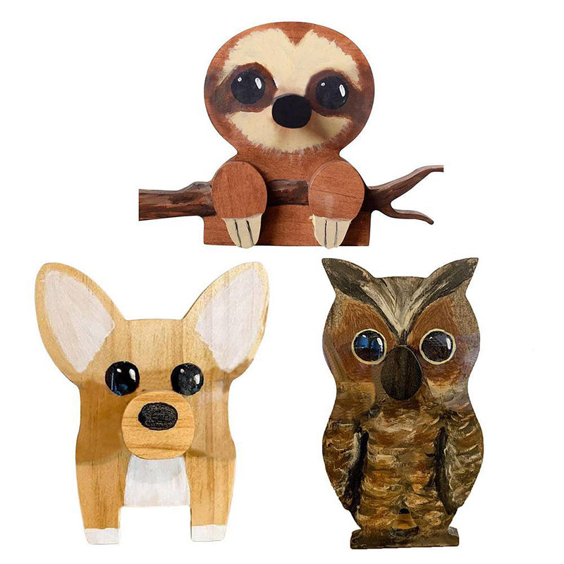 Animal Glasses Stand Holder Wooden Animal Glasses Stand Storage Rack Glasses Display Stand