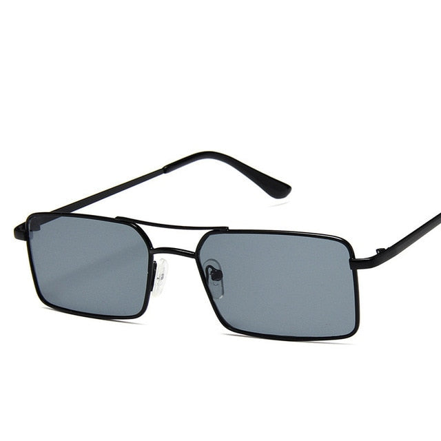 Fashion Tiny Narrow Rectangle Sunglasses UNISEX Thin Small Sun Glasses Brand Designer Vintage Glasses