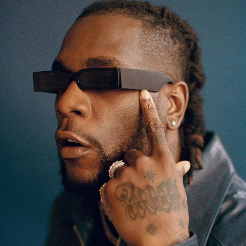 Rectangle Frame Fashion Sunglasses Hip Hop Vintage Designer Wholesale Black Shades Glasses Luxury For Men And Women UV400