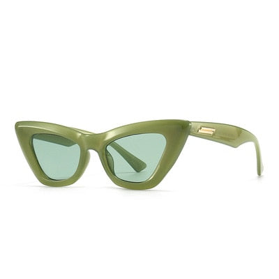 Vintage Cat eyes UNISEX Sunglasses Sexy Retro Small Women Cat Eye Sun Glasses Fashion Brand Designer Eyewear Female