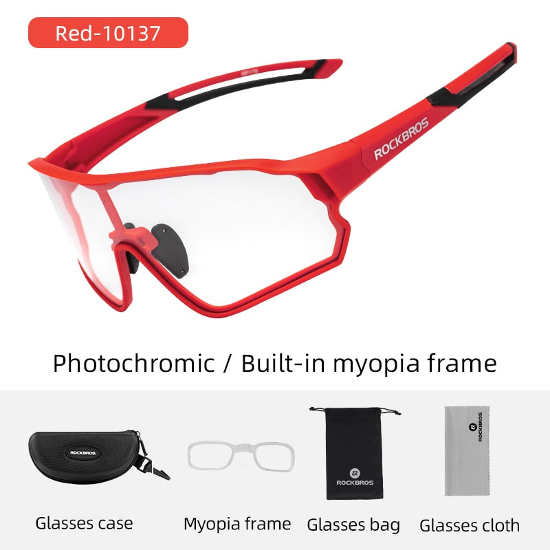 Bike Glasses Bicycle UV400 Sports Sunglasses for Men Women Anti Glare Lightweight Hiking Cycling Glasses