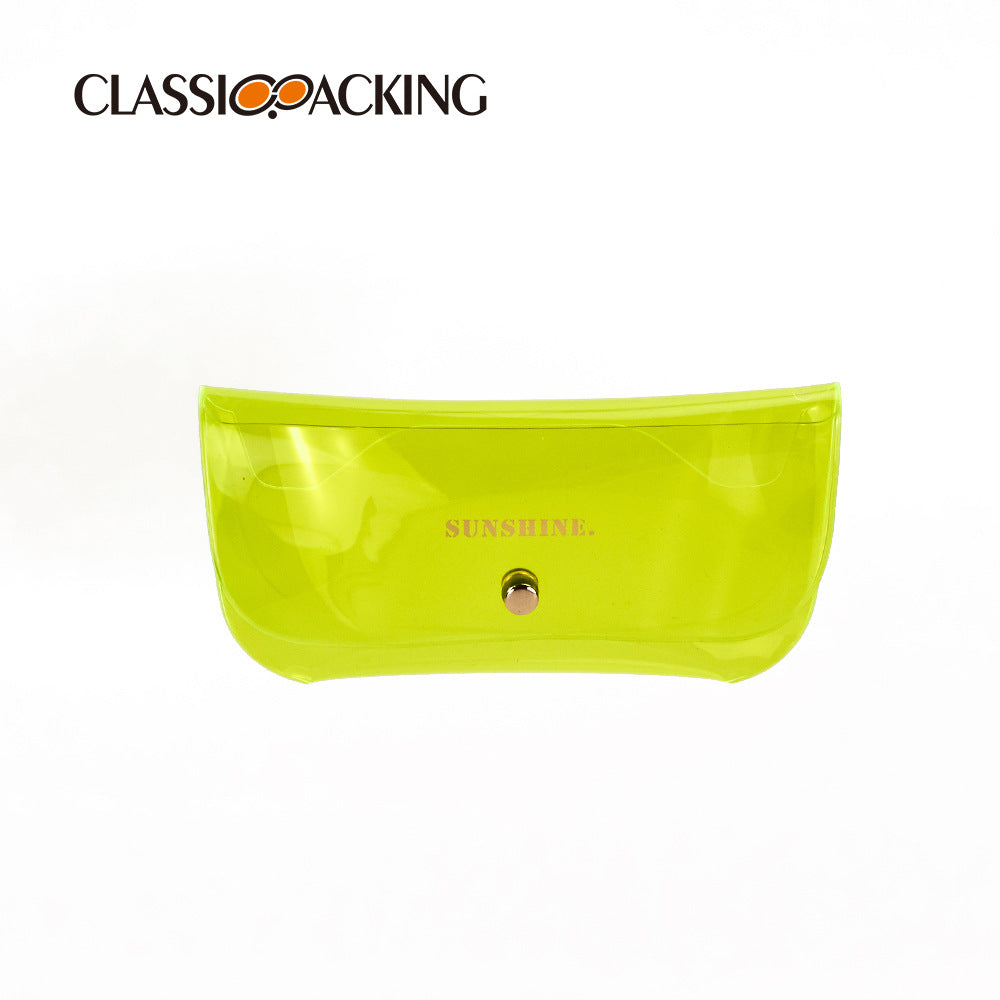 New Transparent Jelly Glasses Bag Men And Women Sunglasses Sunglasses Storage Protection Travel Portable Glasses Case Box