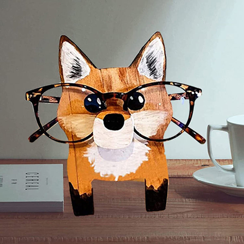 Animal Glasses Stand Holder Wooden Animal Glasses Stand Storage Rack Glasses Display Stand
