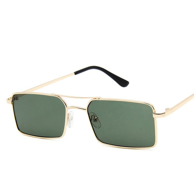 Fashion Tiny Narrow Rectangle Sunglasses UNISEX Thin Small Sun Glasses Brand Designer Vintage Glasses